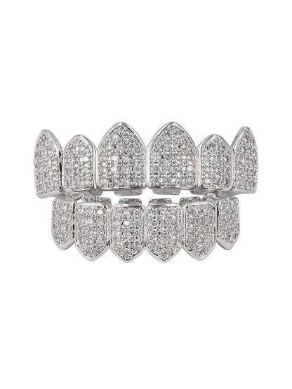 Vampire Teeth Zircon Braces 
