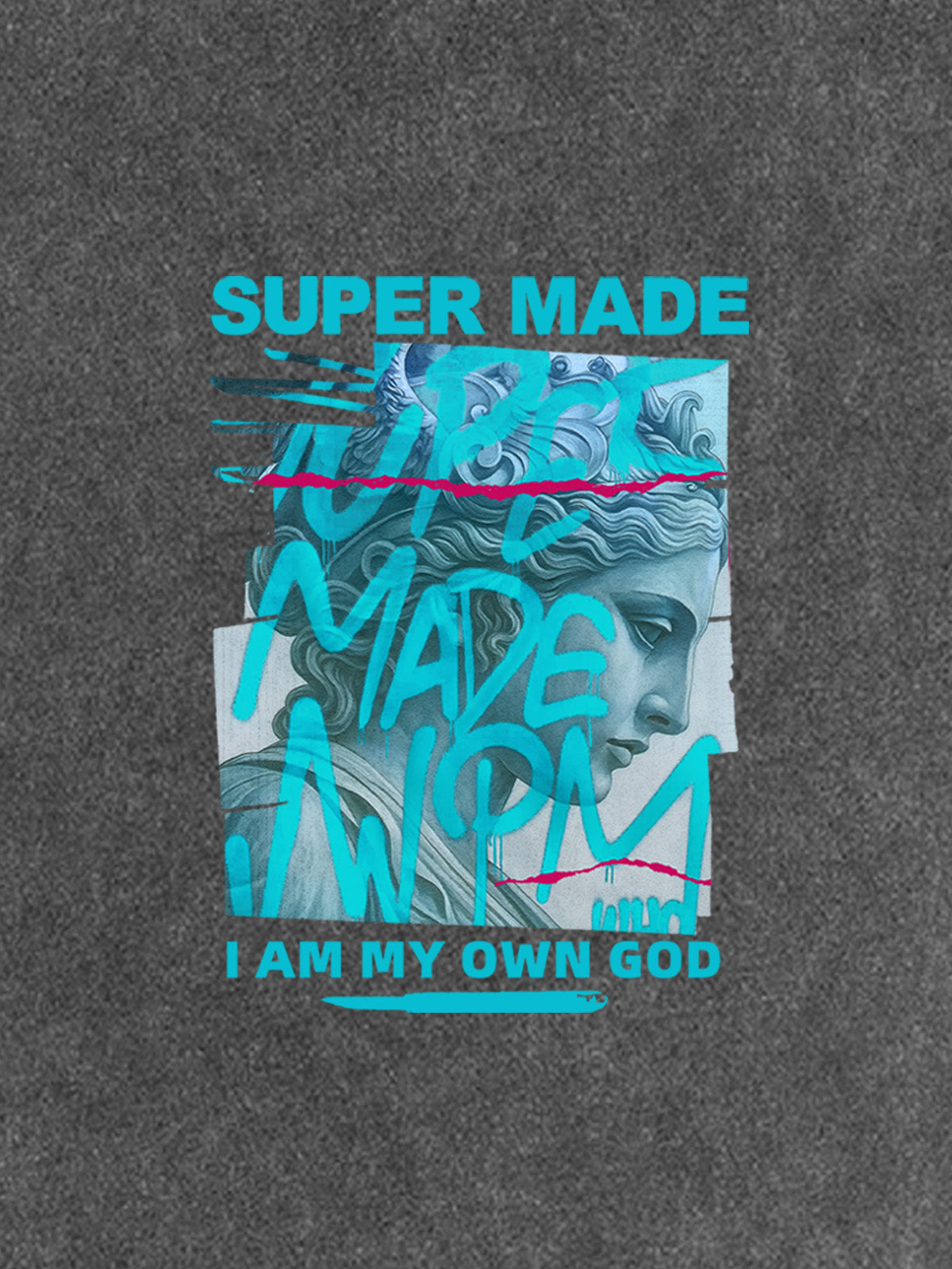 SUPERMADE Art graffiti pattern T-shirt 