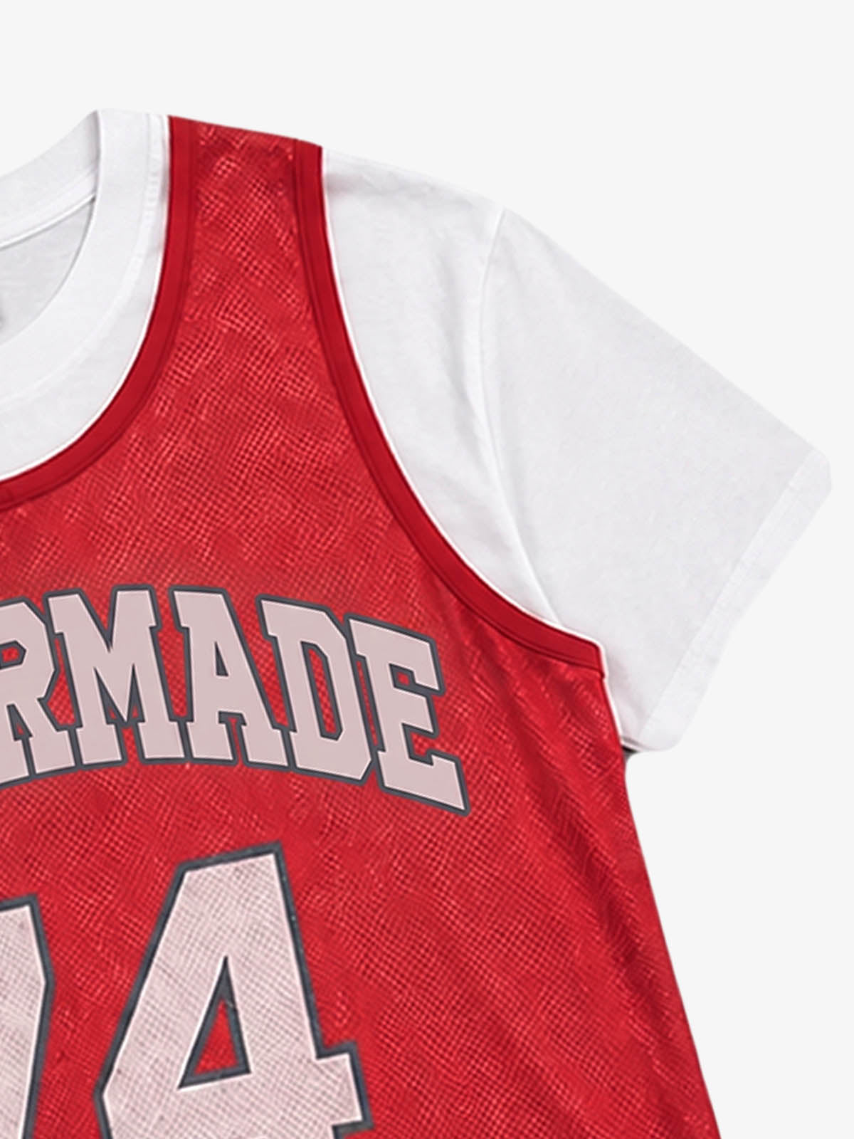 Layered Paneled Basketball Jersey
