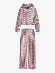 All-Over Letter Graphic Two-Piece Set