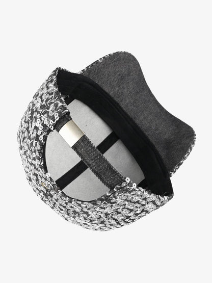 Embroidered Sequin Baseball Cap