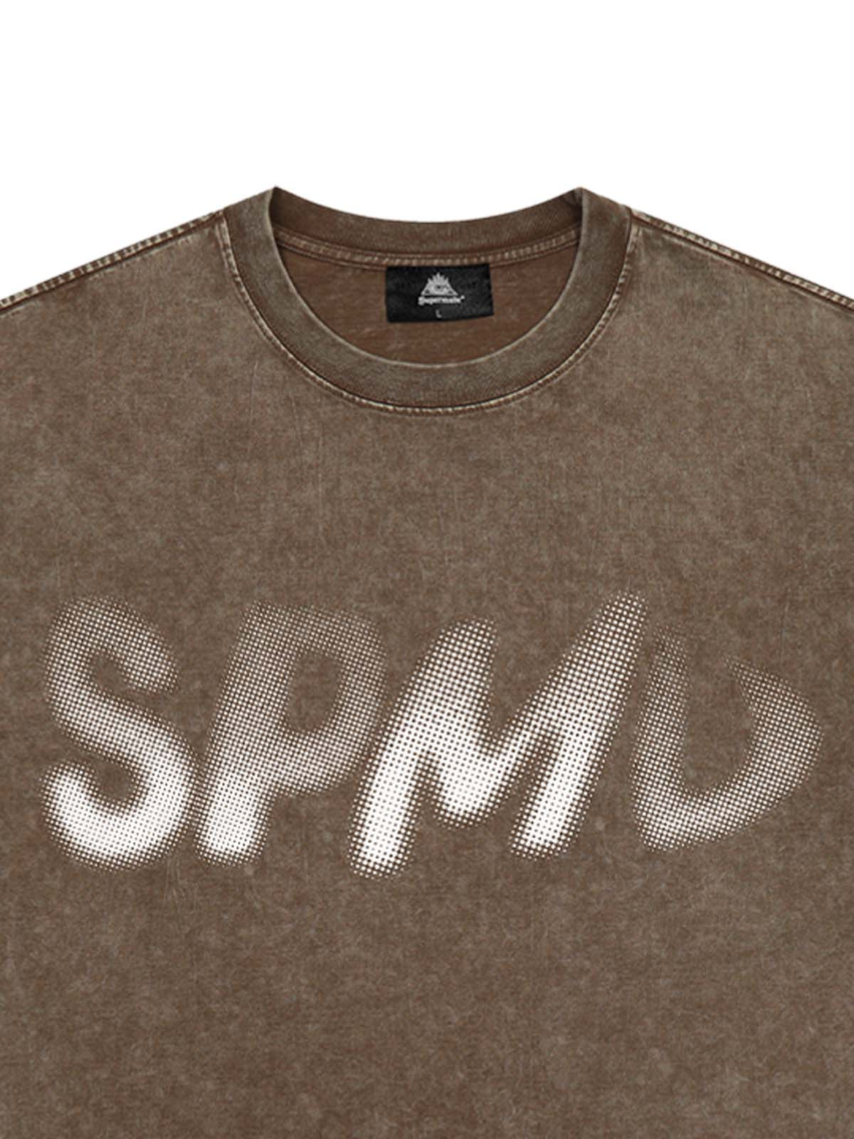 Original Washed  "SPMD" Graphic T-Shirt 
