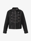 Militär-Napoleon-Jeansjacke