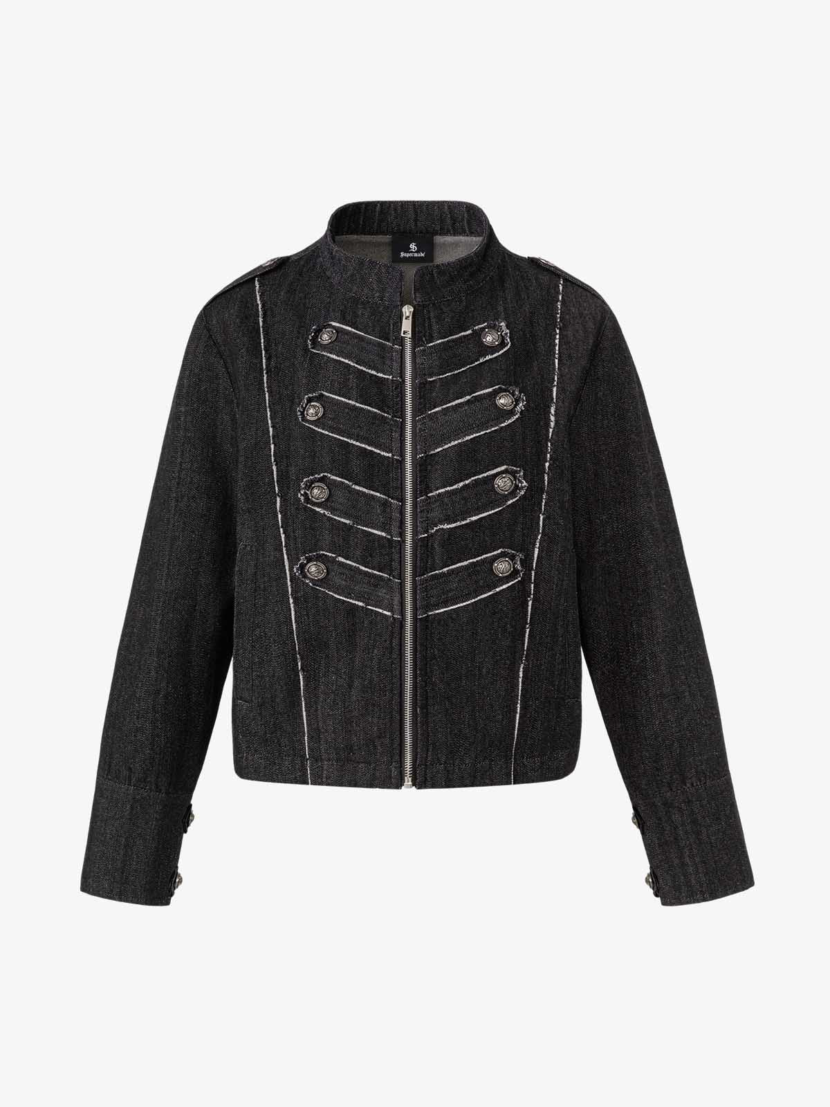 Military Napoleon Denim Jacket