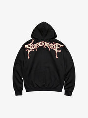 Skeleton Terry Embroidered Zip Hoodie & Wide-Leg Sweatpants Set
