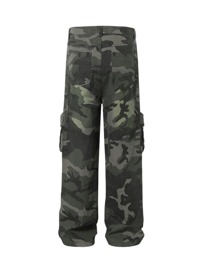 Camouflage Multi-Pockets Cargo Pants 