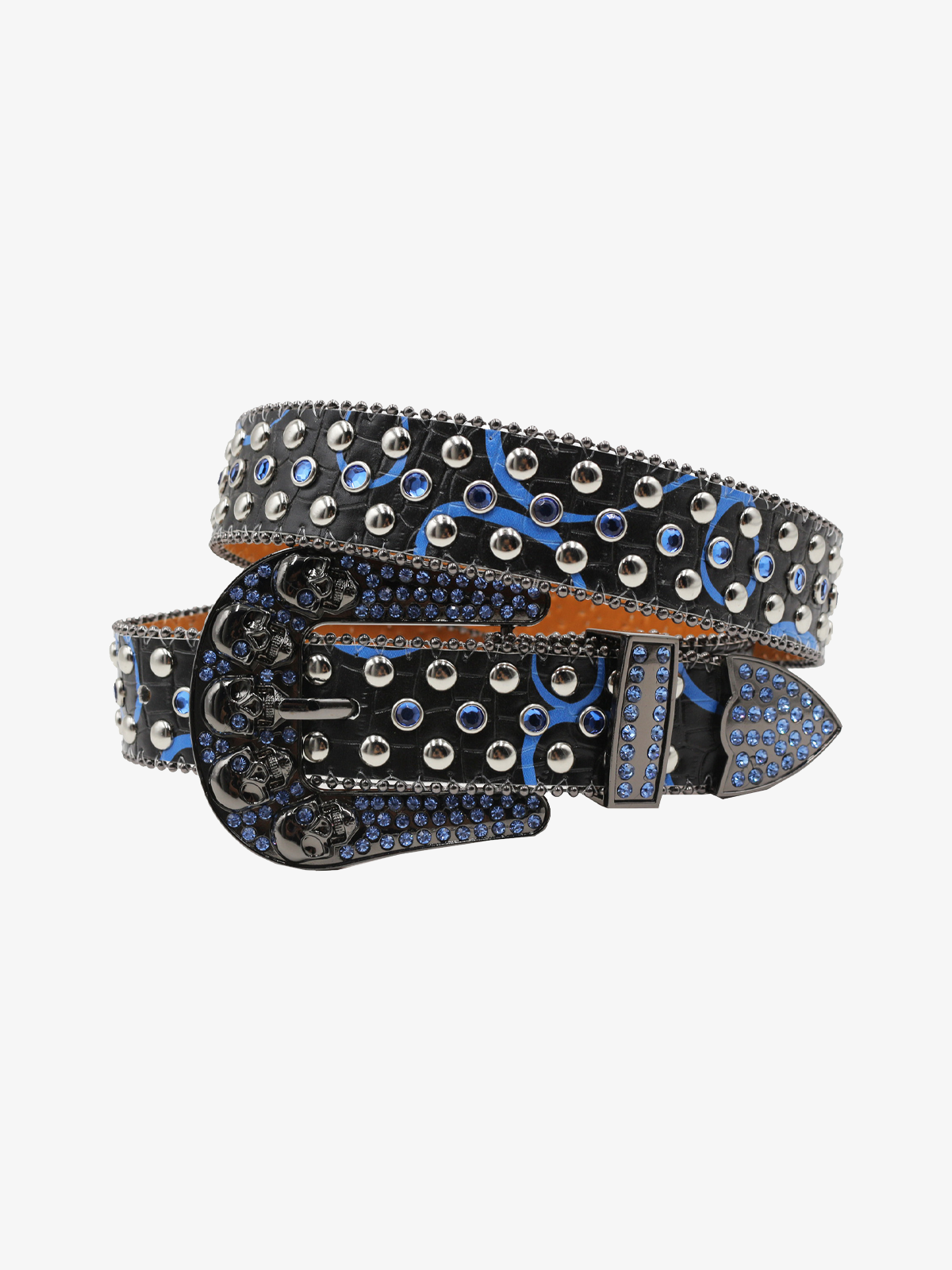 Croc Crystal Skull Belt
