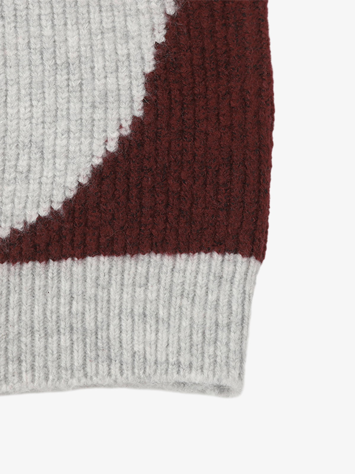 Stylish Contrast Panel Zip-Up Sweater for Casual and Sporty Looks 