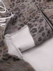 Leopard Script Graphic Sweatshirt