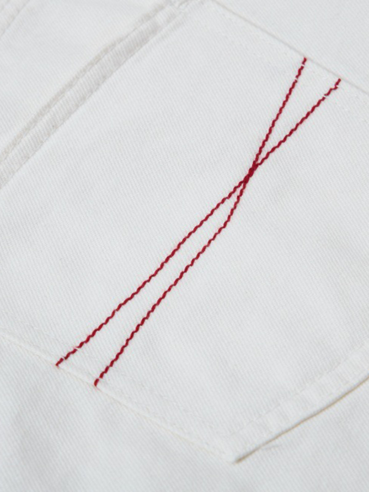 Bandana Accent Cream Flare Pants 