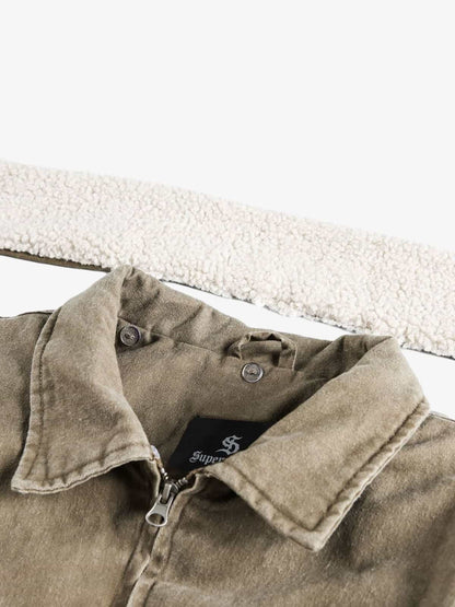 Winter Essential Bomber Jacket with Faux Fur Trimmed Hood 