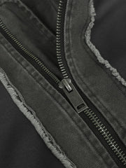 Raw Edge Deconstructed MA-1 Bomber Jacket 