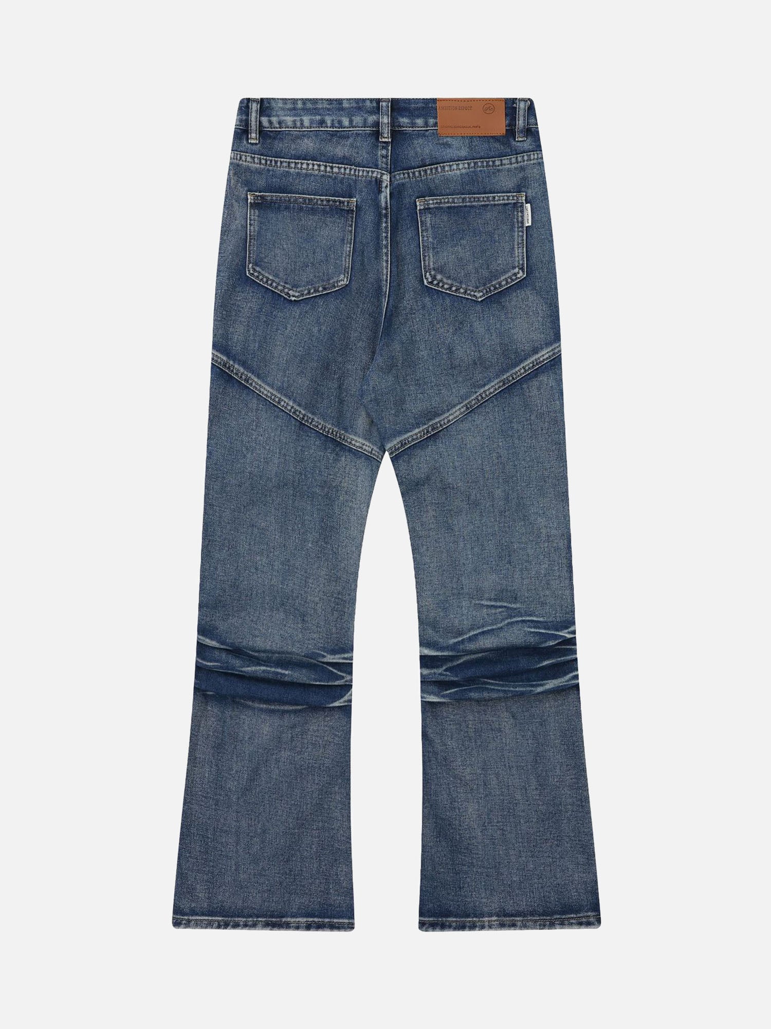 American Street Fashion Heavy Industry Washed Work Jeans