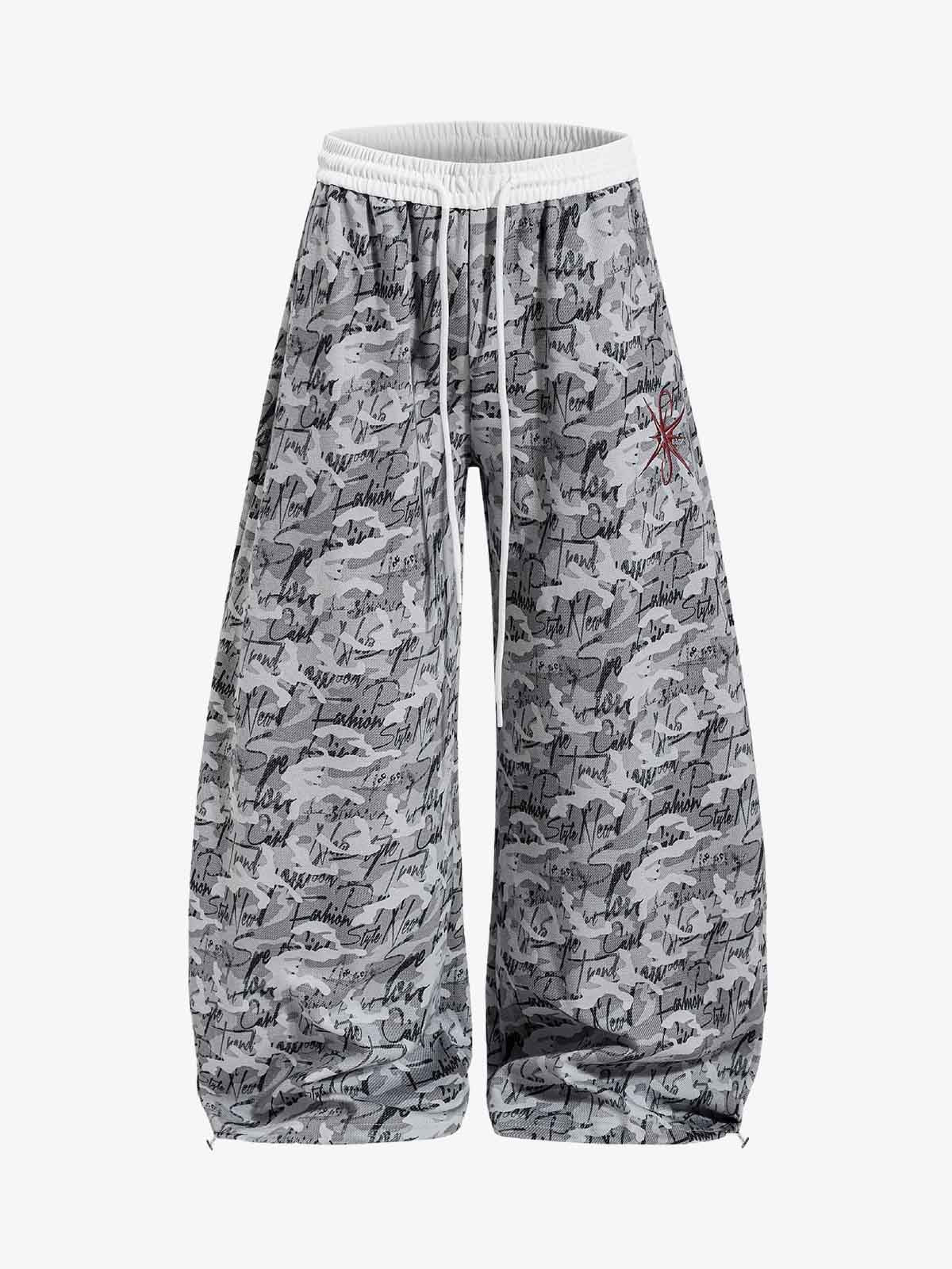 Camo Wide Leg Sweatpants 