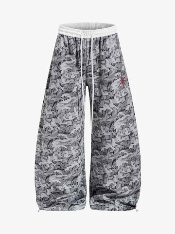 Camo Wide Leg Sweatpants 