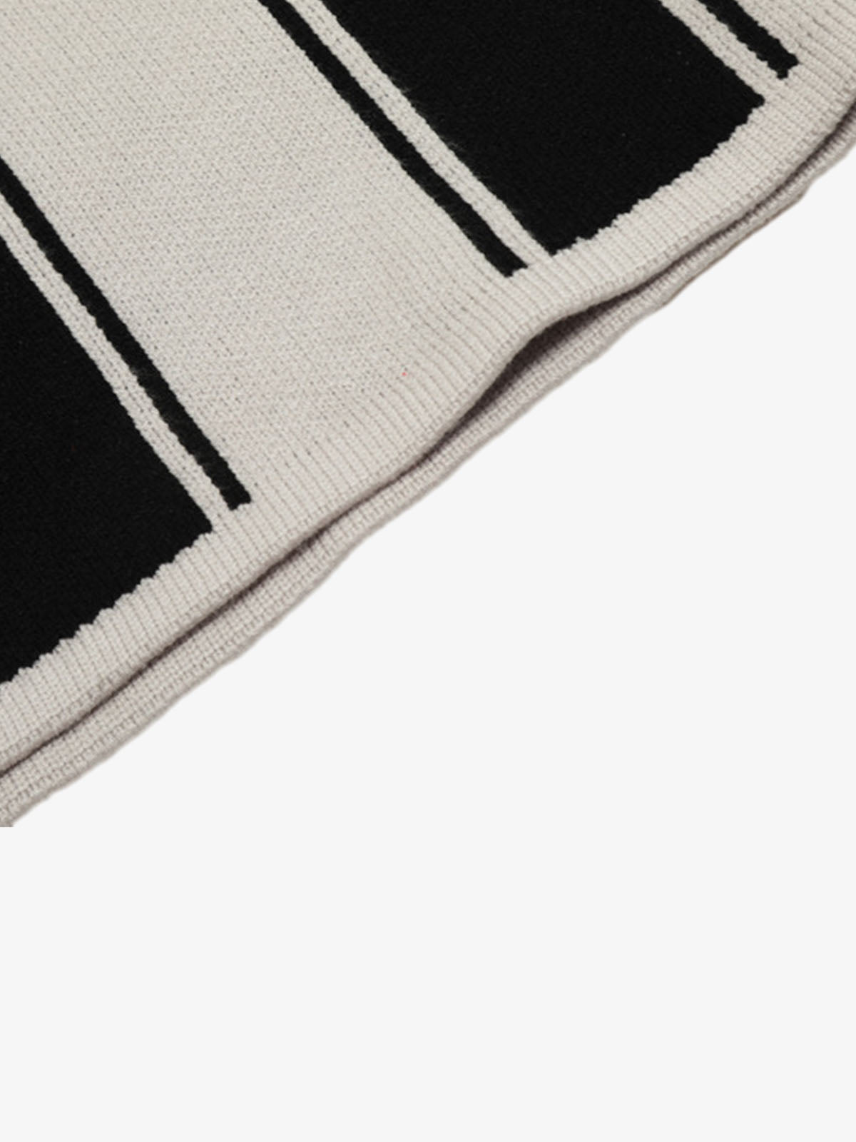 Crest Embroidered Striped Polo Sweater
