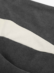 Digital Graphic Deconstructed Patchwork Long Sleeve Tee