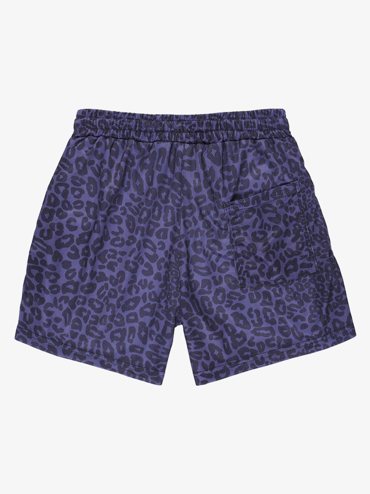 Short à cordon de serrage à motifs animaliers