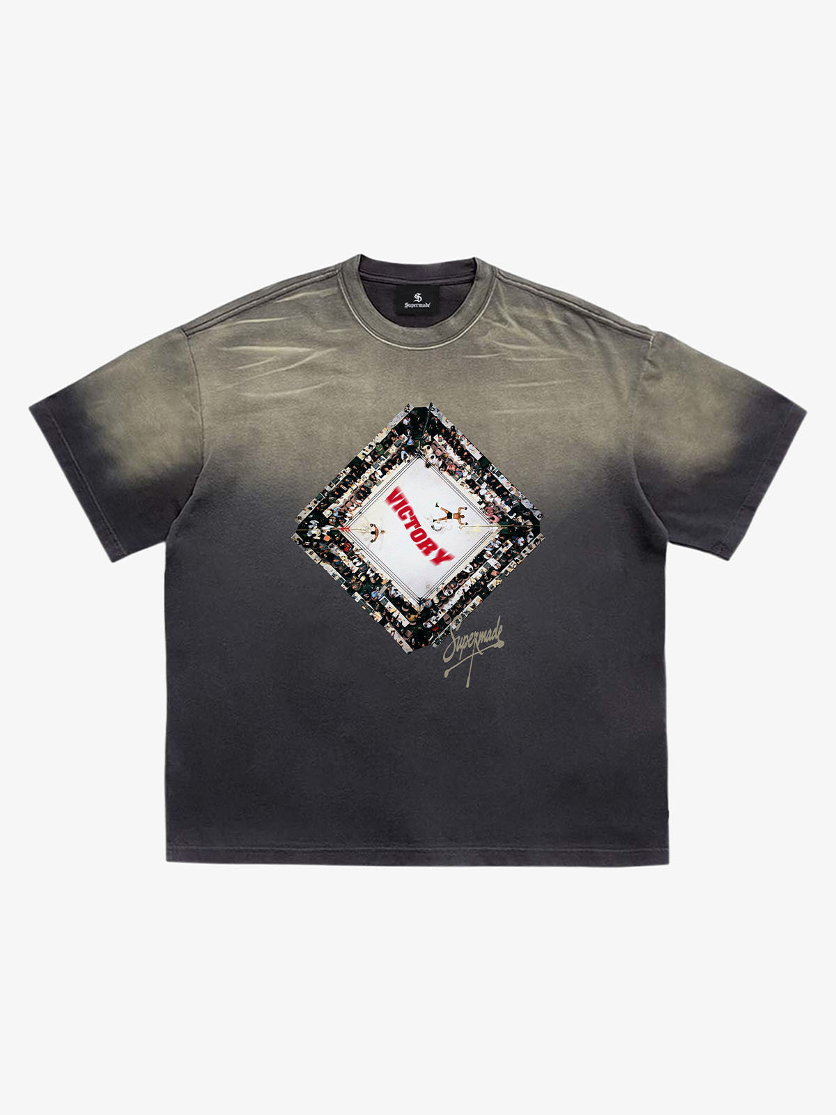 Vintage Distressed Boxing Graphic T-Shirt 