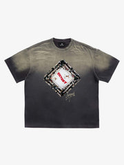 Vintage Distressed Boxing Graphic T-Shirt 
