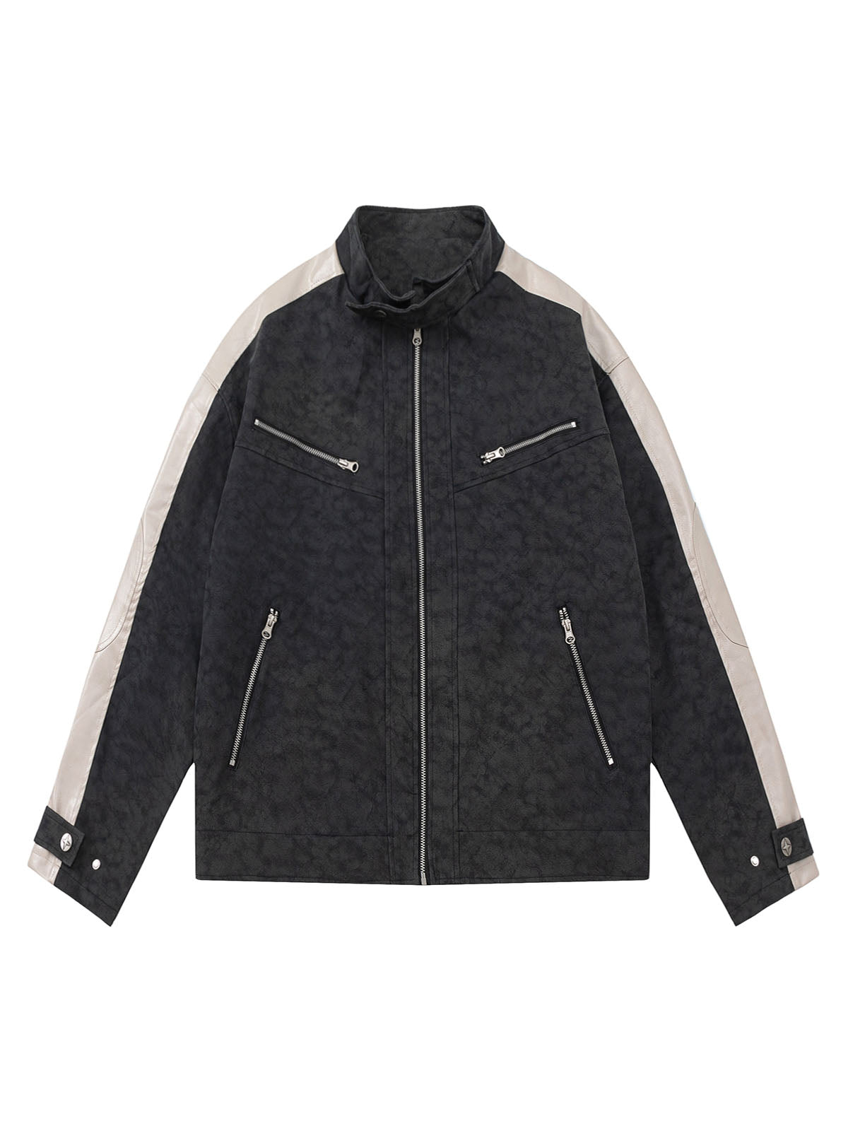Matte PU Moto Leather Jacket 