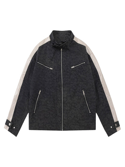 Matte PU Moto Leather Jacket 