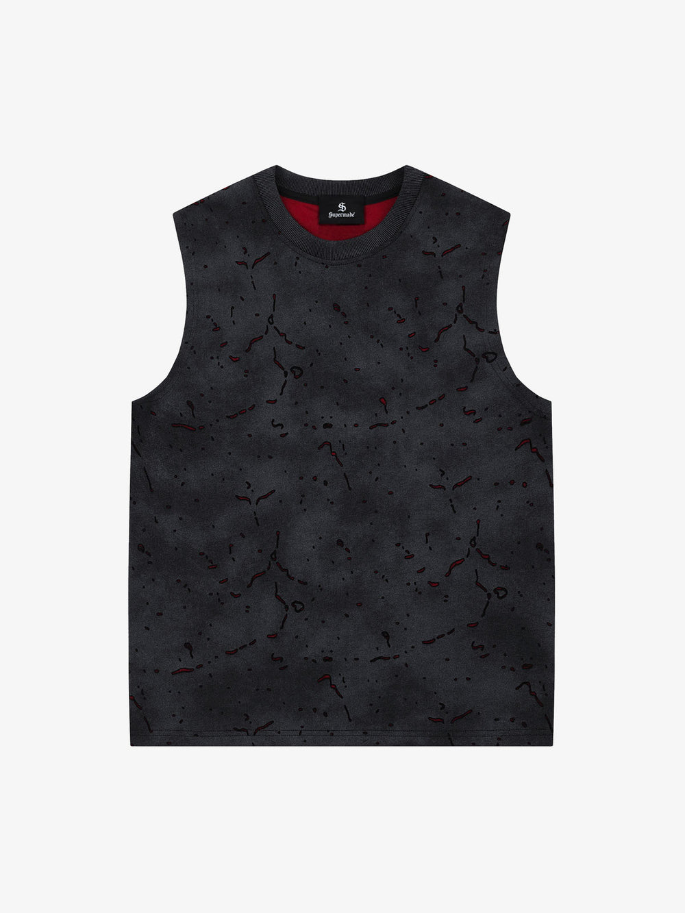 Color-Block Distressed Vest