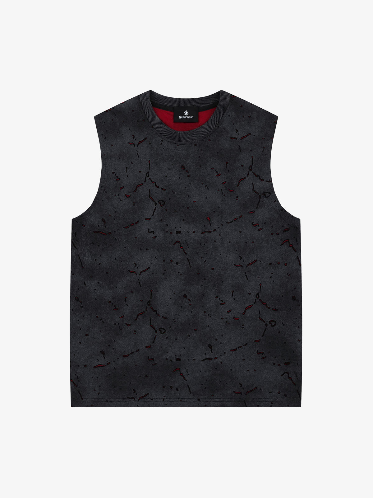 Color-Block Distressed Vest