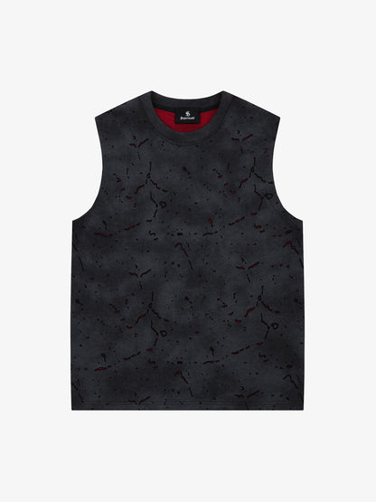 Color-Block Distressed Vest