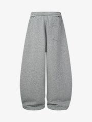 Cross Graphic Metal Detail Baggy Sweatpants