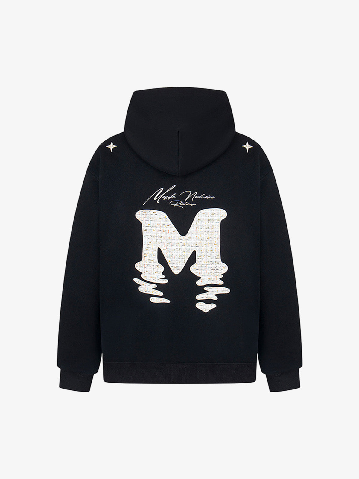 Stylish Hooded Sweatshirt with Embellished Lettering for Men and Women - Perfect for Casual Wear 