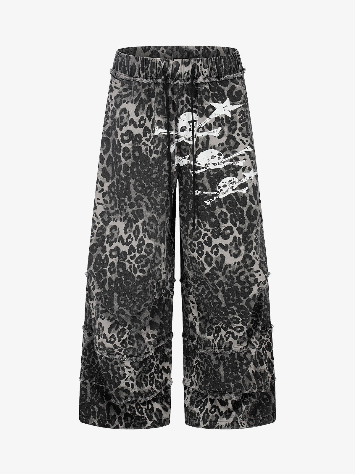Leopardenmuster-Cropped-Hose