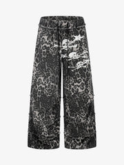 Leopardenmuster-Cropped-Hose