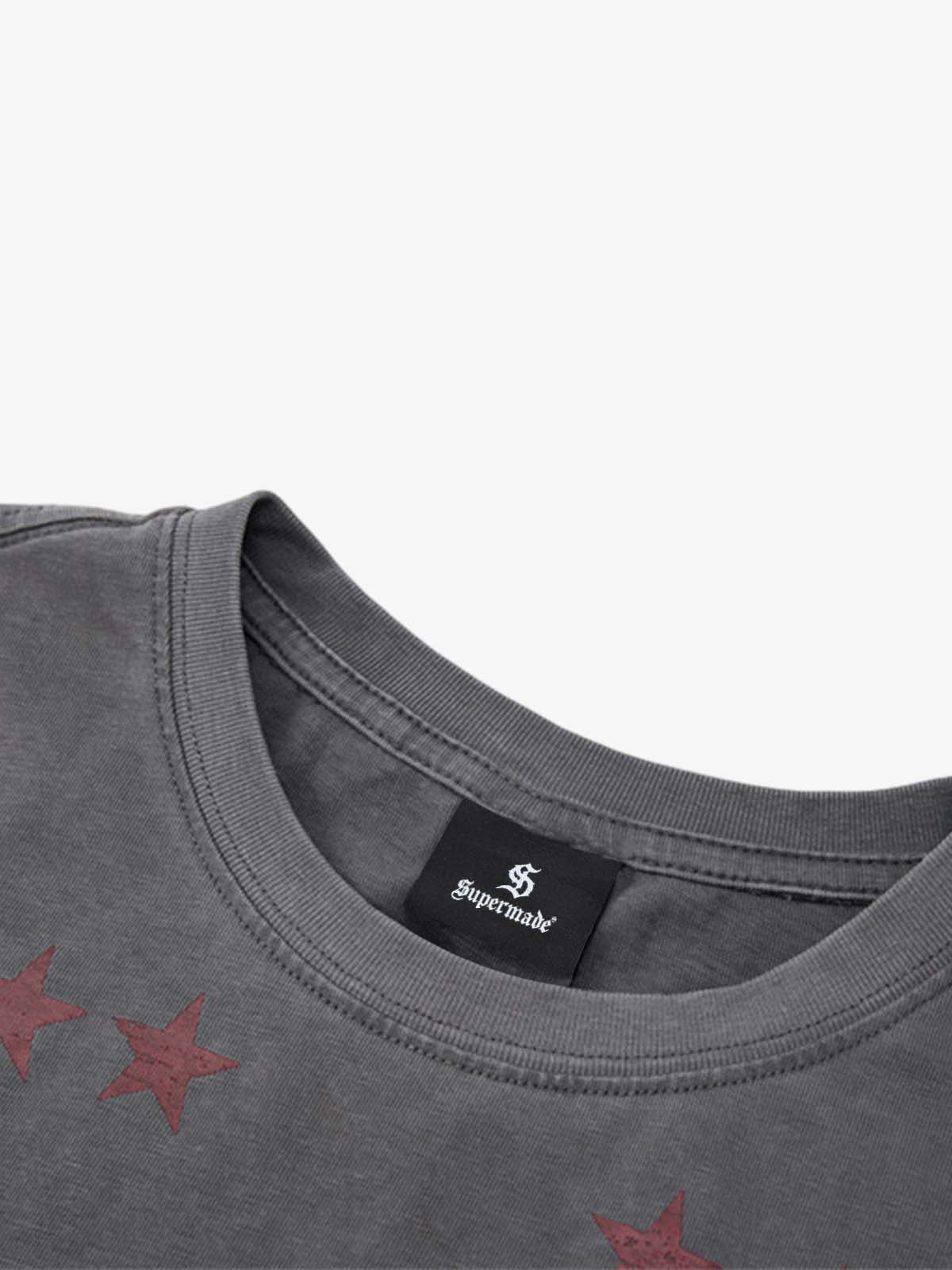 Cyber-Star Gothic Graphic T-Shirt 