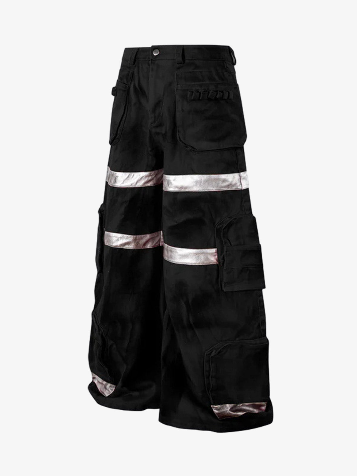 Cyberpunk Reflective Multi-Pocket Cargo Pants