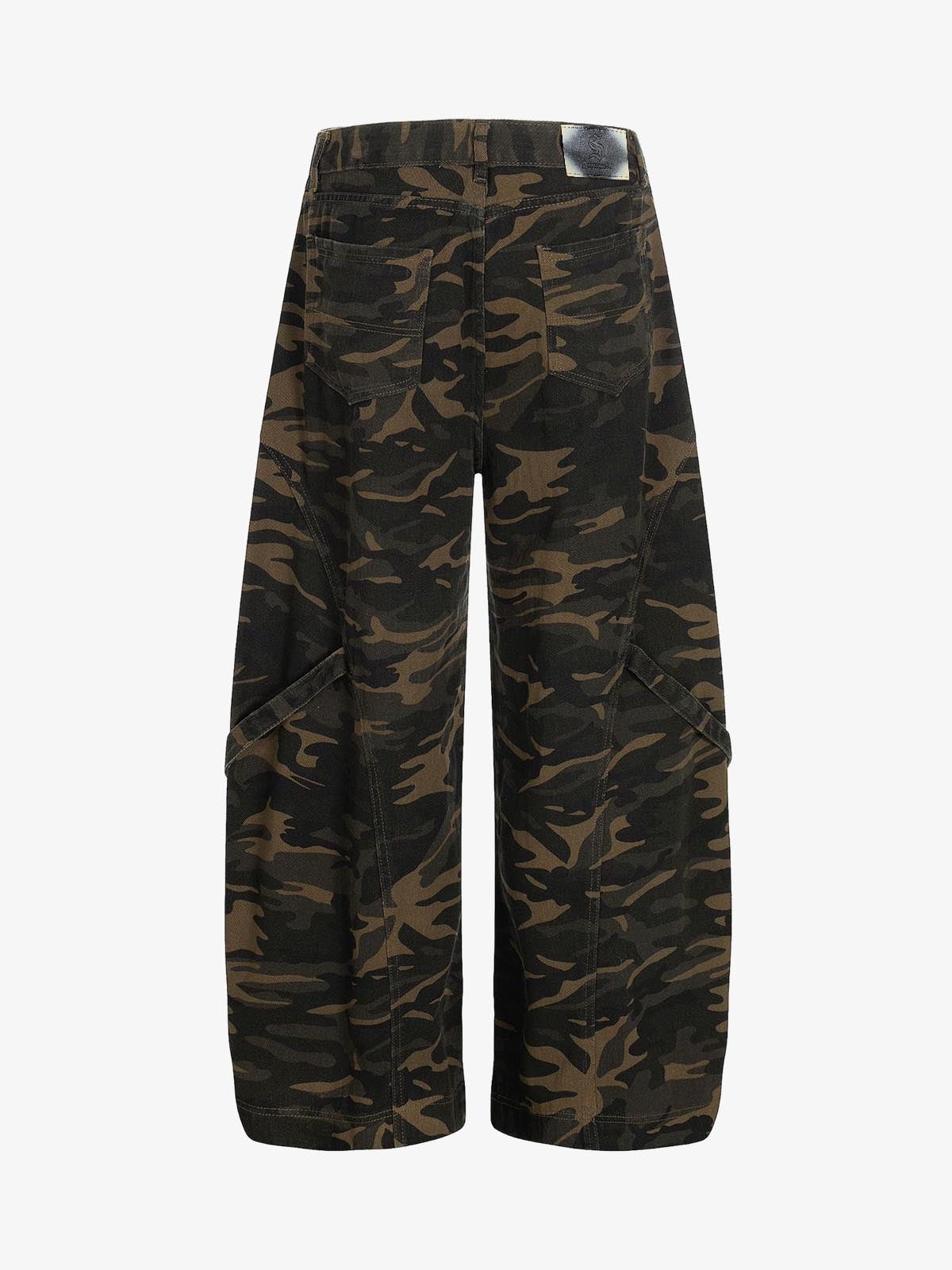 Street Camo Multi-Pocket Cargo Baggy Pants 