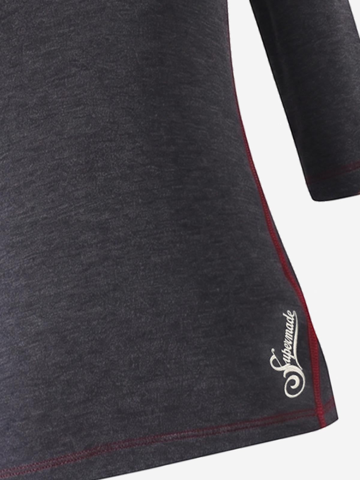 Color Block Hooded Tee