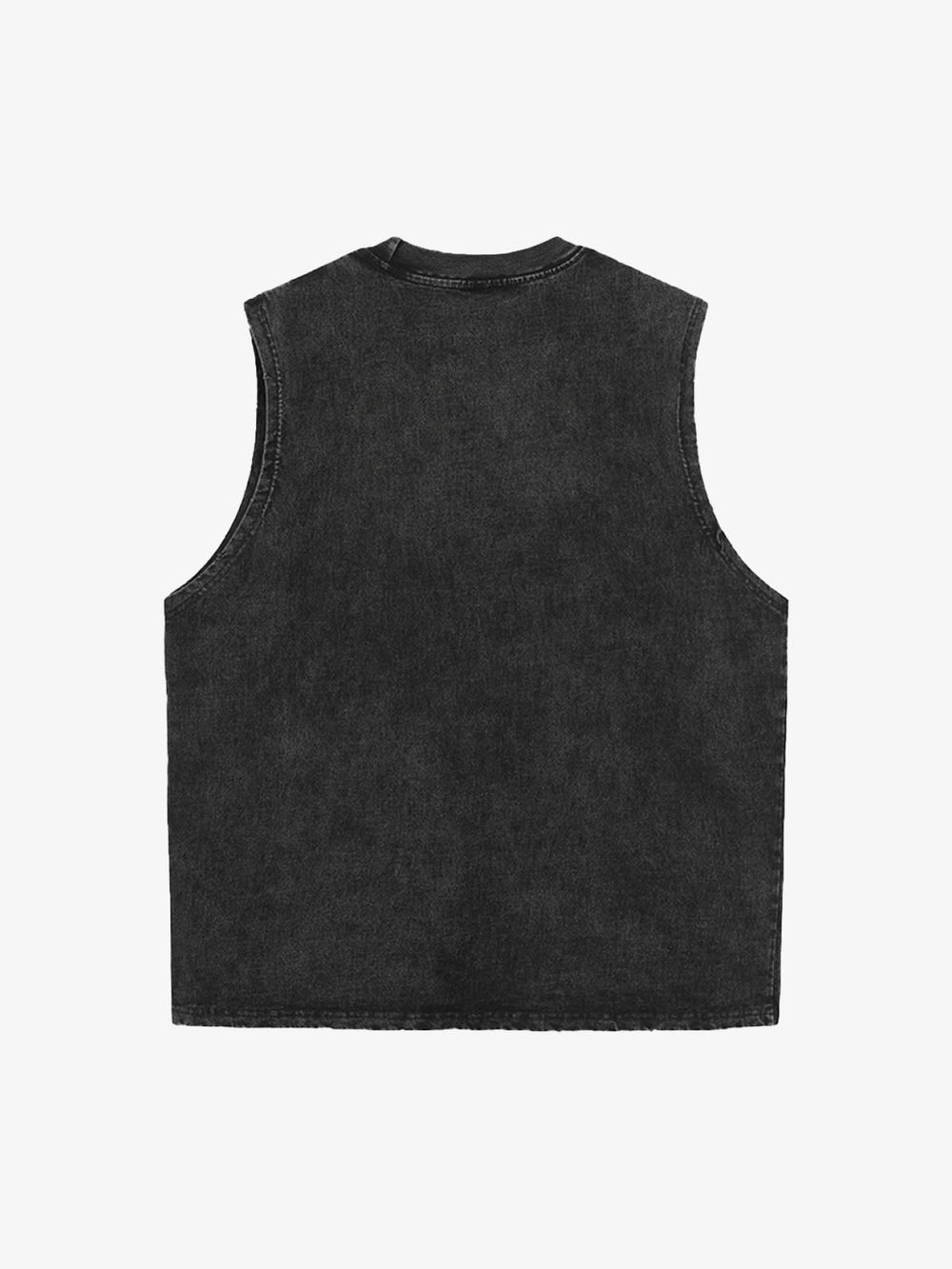 Soccer Ball Footprint Graphic Sleeveless T-Shirt 