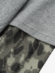 Camo Layered Long Sleeve Tee