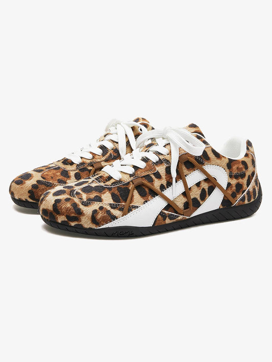 Leopard Print Sneakers for Women - Trendy and Comfortable Athletic Shoes 