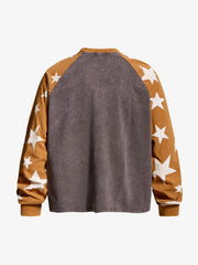 Figure Star Graphic Raglan Long Sleeve Shirt