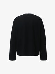 Studded Waffle Long Sleeve Tee