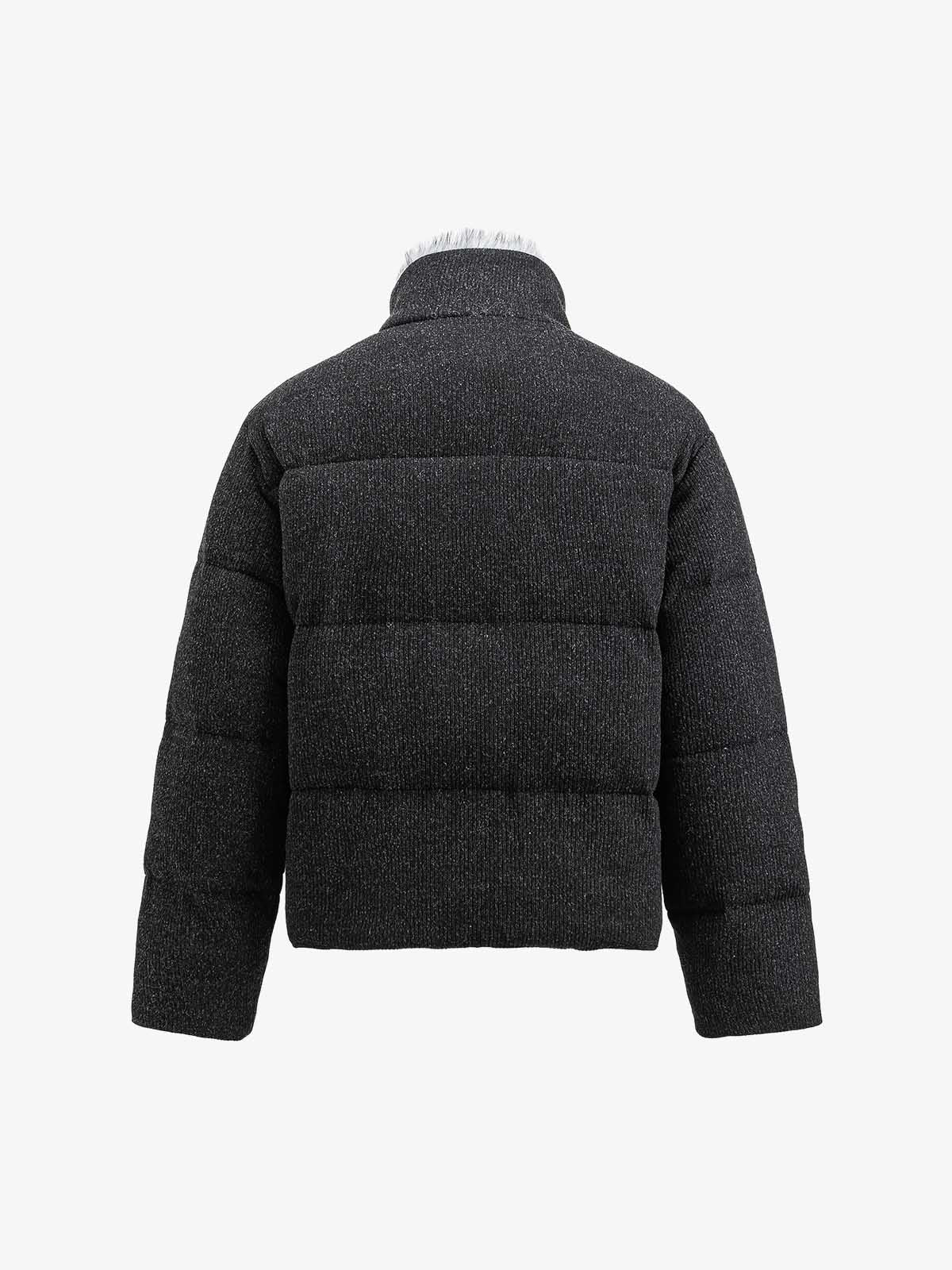 Union Jack Heart Graphic Padded Coat