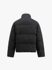 Union Jack Heart Graphic Padded Coat