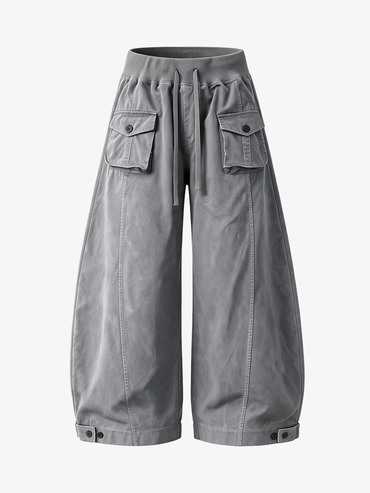 Multi-Pocket Drawstring Cargo Pants