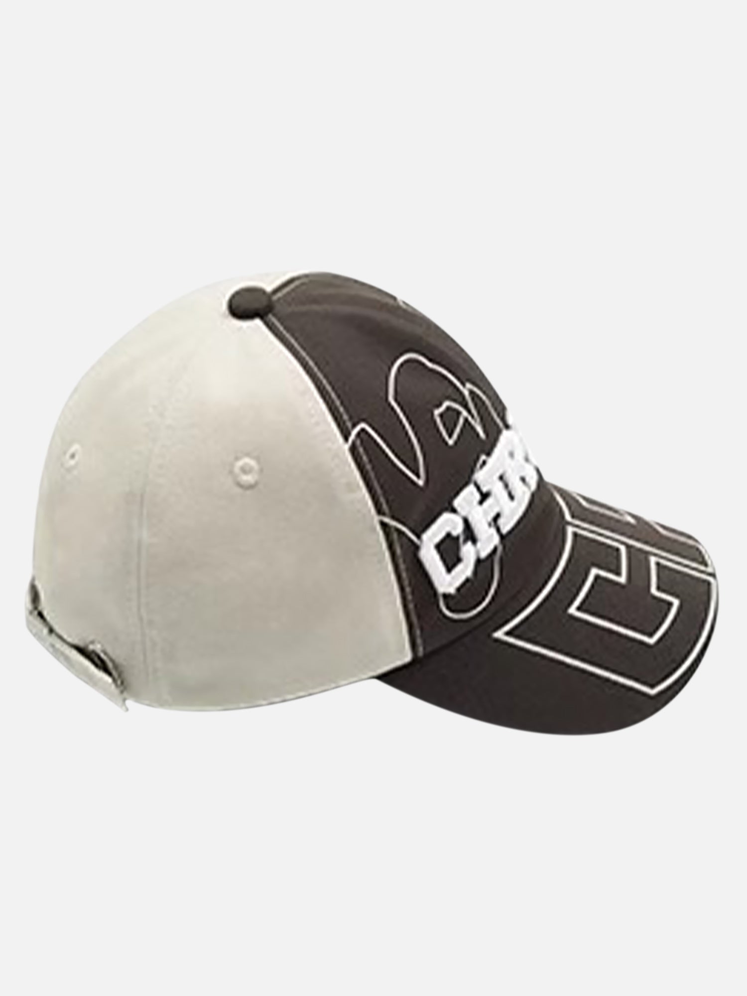American Style Embroidered Printed Contrasting Peaked Cap