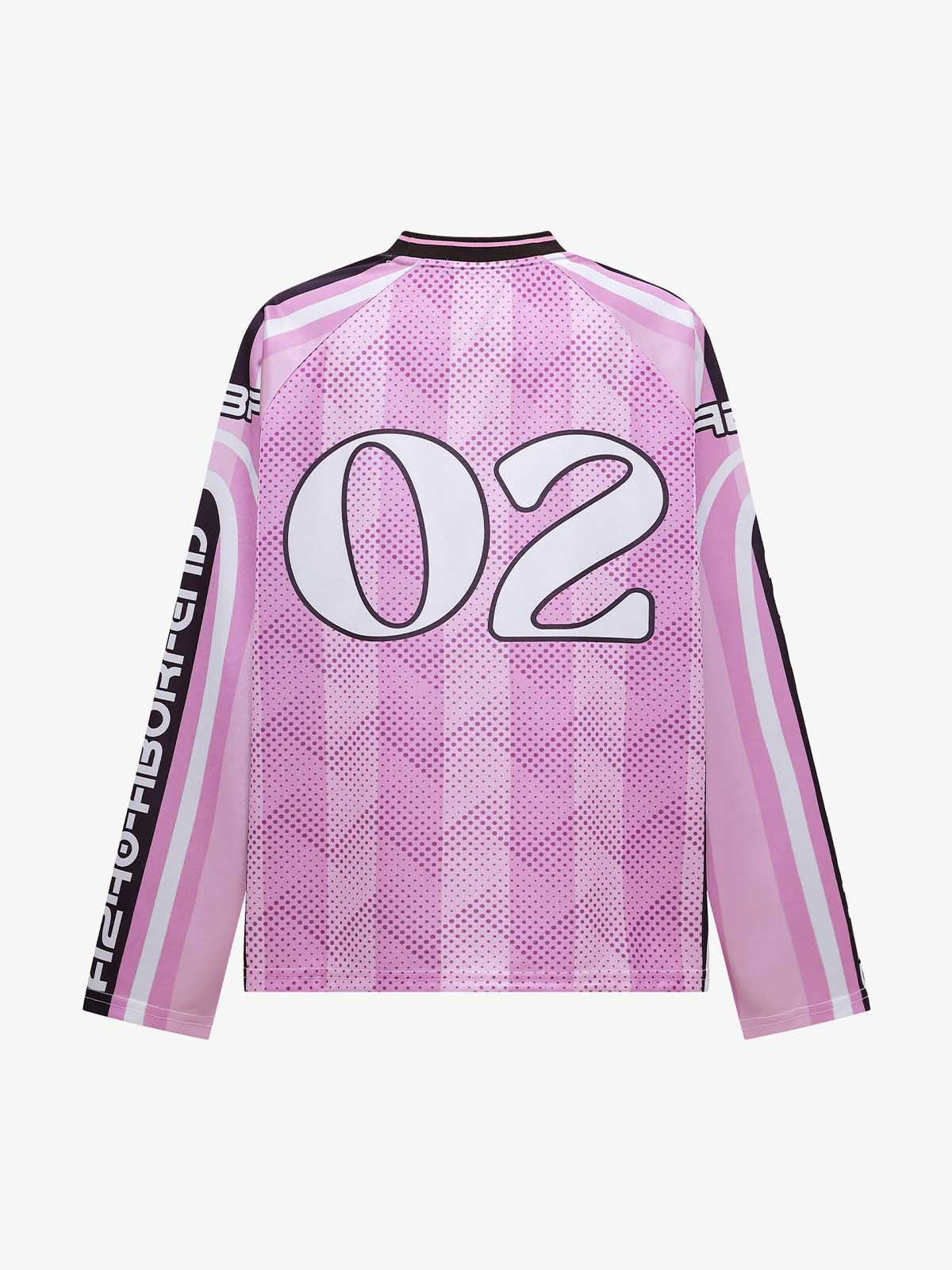 Stylish Long Sleeve Graphic Jersey for Active Wear 