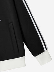 Star Embroidered Color Block Striped Heavyweight Tracksuit
