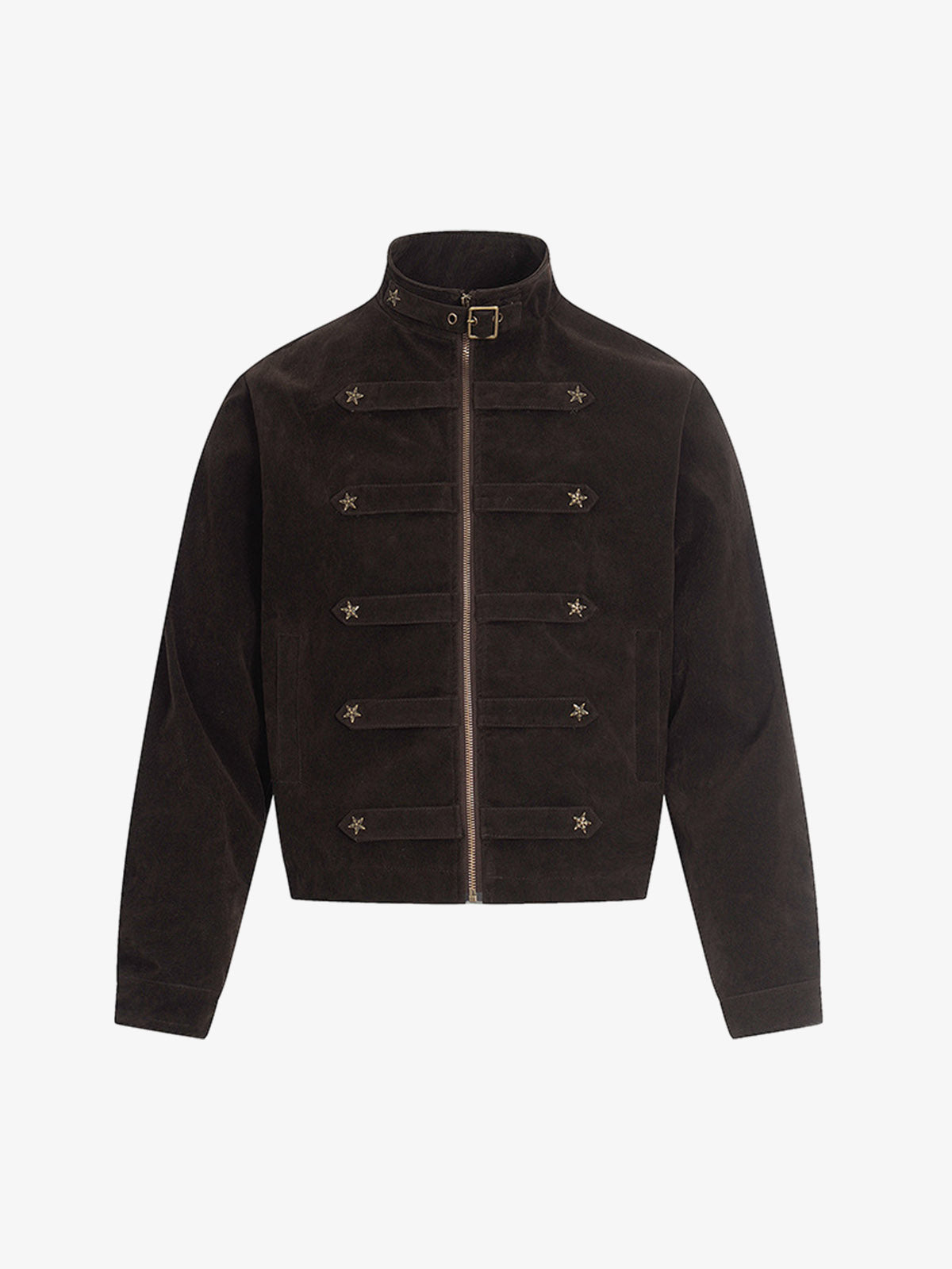 veste en daim à étoiles