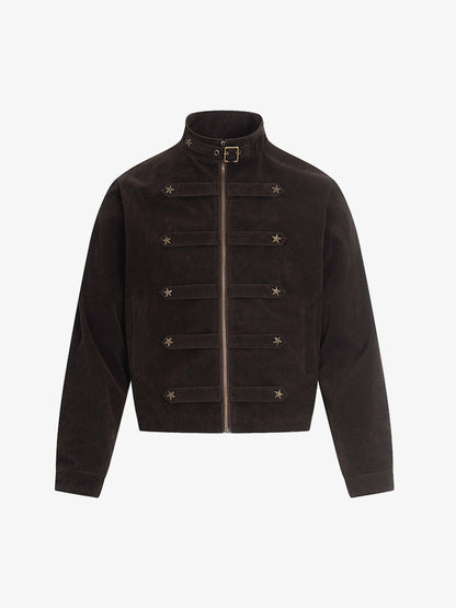 Star Studded Suede Jacket